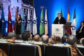 Intervención de Teodomiro López. Apertura del Curso Académico 2024/2025 de la Universidad de Málaga. Paraninfo. Septiembre de 2024