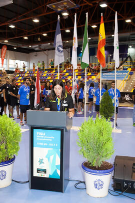 Ceremonia de apertura del Campeonato del Mundo Universitario de Balonmano. Antequera. Junio de 2016