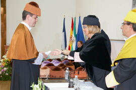 Investidura de nuevos doctores por la Universidad de Málaga. Paraninfo. Febrero de 2012