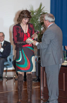 Entrega de distinciones por el Día de Andalucía. Escuela Técnica Superior de Ingeniería Informática. Febrero de 2007