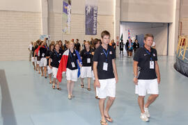 Ceremonia de apertura del IX Campeonato de Europa Universitario de Fútbol Sala. Antequera. Julio de 2013