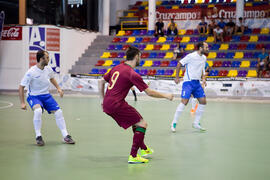 Partido Portugal contra Georgia. 14º Campeonato del Mundo Universitario de Fútbol Sala 2014 (FUTSAL). Antequera. Julio de 2014