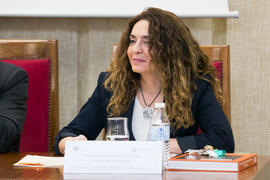 Macarena Parrado. Presentación de la memoria del 50 Aniversario de la Facultad de Económicas. Facultad de Ciencias Económicas y Empresariales. Marzo de 2019