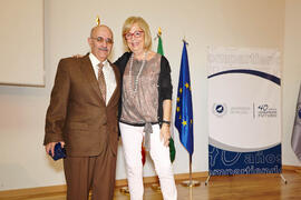 Homenaje al personal que cumple 25 años al servicio de la Universidad de Málaga y al personal jubilado. Paraninfo. Julio de 2013