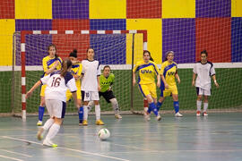 Partido de fútbol sala. Fases Finales de los Campeonatos de España Universitarios. Antequera. Abril de 2012
