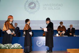 Investidura de Kazuyo Sejima como Doctora "Honoris Causa" por la Escuela de Arquitectura de la Universidad de Málaga. Paraninfo. Octubre de 2019
