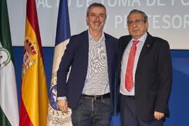 Toma de posesión de Antonio Castro Higueras como profesor titular del Área de Comunicación Audiovisual y Publicidad de la Universidad de Málaga. Paraninfo. Diciembre de 2022