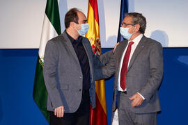 Toma de posesión de Juan Antonio García Ranea como nuevo catedrático del Área de Bioquímica y Biología Molecular de la Universidad de Málaga. Paraninfo. Diciembre de 2021