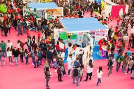 Jornadas de Puertas Abiertas de la Universidad de Málaga. Complejo Polideportivo Universitario. Abril de 2016