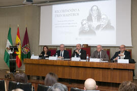 Presentación del libro "Recordando a 3 maestros". Facultad de Ciencias Económicas y Empresariales. Noviembre de 2018