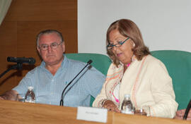 Homenaje a D. Nicolás Castellanos, Presidente de la Asociación Hombres Nuevos. Rectorado de la Universidad de Málaga. Junio de 2006