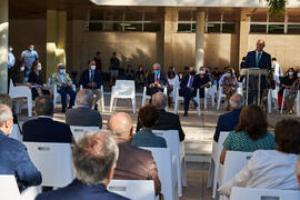 Discurso de José Pablo Lara. Homenaje a los sanitarios en la Facultad de Medicina de la Universidad de Málaga. Campus de Teatinos. Octubre de 2021