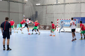 Partido Portugal - Egipto. Categoría masculina. Campeonato del Mundo Universitario de Balonmano. Antequera. Junio de 2016