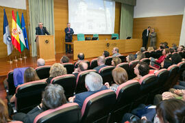 Toma de posesión de los nuevos catedráticos y profesores titulares. Edificio del Rectorado. Marzo de 2017