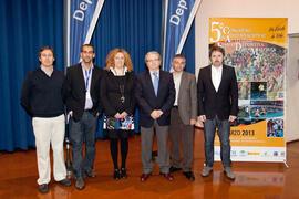 Congreso de deporte del 5º Congreso Internacional de actividad físico-deportiva para mayores de la Universidad de Málaga en la E.T.S.I. Marzo de 2013