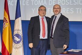 Toma de posesión de Francisco Javier Ruiz del Olmo como catedrático del Área de Comunicación Audiovisual y Publicidad de la Universidad de Málaga. Paraninfo. Diciembre de 2022