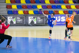Partido Universidad Akdeniz - Radboud University Nijmegen. Categoría femenina. Campeonato Europeo Universitario de Balonmano. Antequera. Julio de 2017