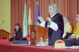 Apertura del Curso Académico 1999/2000 de la Universidad de Málaga. Paraninfo. Octubre de 1999