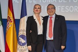 Toma de posesión de María Jesús Fernández Torres como profesora titular del Área de Comunicación Audiovisual y Publicidad de la Universidad de Málaga. Paraninfo. Diciembre de 2022