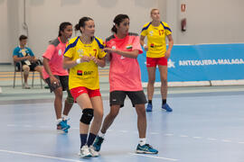 Partido India - Rumanía. Categoría femenina. Campeonato del Mundo Universitario de Balonmano. Antequera. Junio de 2016