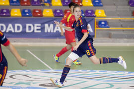 Partido España contra China. 14º Campeonato del Mundo Universitario de Fútbol Sala 2014 (FUTSAL). Antequera. Julio de 2014