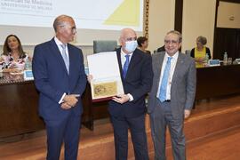 Reconocimiento a personal jubilado. Celebración del 50 Aniversario de la Facultad de Medicina de la Universidad de Málaga. Facultad de Medicina. Octubre de 2022