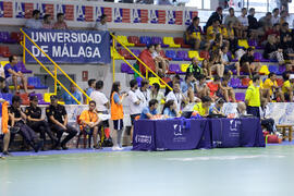 Asistentes al partido Brasil contra Bielorrusia. 14º Campeonato del Mundo Universitario de Fútbol Sala 2014 (FUTSAL). Antequera. Julio de 2014