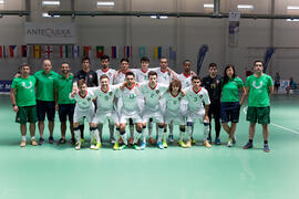 Jugadores de Portugal. Partido España contra Portugal. 14º Campeonato del Mundo Universitario de Fútbol Sala 2014 (FUTSAL). Antequera. Julio de 2014
