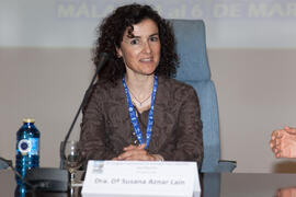 Susana Aznar Laín. Panel de expertos del 4º Congreso Internacional de Actividad Físico-Deportiva para Mayores. Escuela Técnica Superior de Ingeniería Informática y Telecomunicaciones. Marzo de 2011