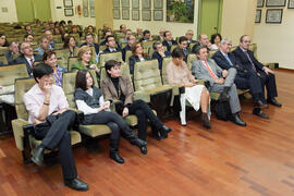 Nombramiento de D. Antonio Ávila como Alumno de Honor de la Facultad de Ciencias Económicas y Empresariales de la Universidad de Málaga. Facultad de Ciencias Económicas y Empresariales. Noviembre de 2011