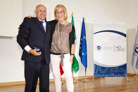 Homenaje al personal que cumple 25 años al servicio de la Universidad de Málaga y al personal jubilado. Paraninfo. Julio de 2013