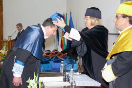 Investidura de nuevos doctores por la Universidad de Málaga. Paraninfo. Febrero de 2012