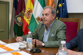 Antonio Clavero Barranquero. Entrega del IX Premio Gauss. Facultad de Ciencias Económicas y Empresariales. Junio de 2018