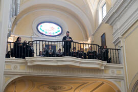 Coro Oficial de la Universidad de Málaga. Misa de Lunes Santo. Iglesia de San Agustín. Abril de 2019