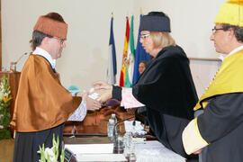 Investidura de nuevos doctores por la Universidad de Málaga. Paraninfo. Febrero de 2012
