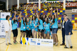 Universidad de Aveiro segunda clasificada en la categoría femenina. Campeonato Europeo Universitario de Balonmano. Antequera. Julio de 2017