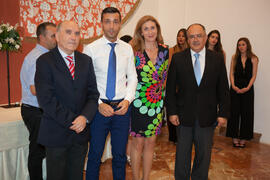 Foto de grupo. Cena de gala con motivo del Campeonato del Mundo Universitario de Balonmano. Antequera. Junio de 2016