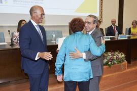 Reconocimiento a personal jubilado. Celebración del 50 Aniversario de la Facultad de Medicina de la Universidad de Málaga. Facultad de Medicina. Octubre de 2022