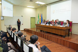 Nombramiento de D. Antonio Ávila como Alumno de Honor de la Facultad de Ciencias Económicas y Empresariales de la Universidad de Málaga. Facultad de Ciencias Económicas y Empresariales. Noviembre de 2011