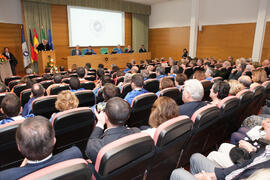 Investidura como Doctor "Honoris Causa" de Hans-Dieter Wienberg por la Facultad de Ciencias de la Universidad de Málaga. Rectorado. Mayo de 2016