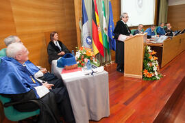 Investidura como Doctor "Honoris Causa" de Hans-Dieter Wienberg por la Facultad de Ciencias de la Universidad de Málaga. Rectorado. Mayo de 2016