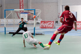 Partido Portugal contra República Checa. 14º Campeonato del Mundo Universitario de Fútbol Sala 2014 (FUTSAL). Antequera. Julio de 2014