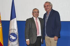 Toma de posesión de Antonio Román Muñoz Gallego como profesor titular del Área de Zoología de la Universidad de Málaga. Toma de posesión de nuevos catedráticos y profesores titulares de la Universidad de Málaga. Paraninfo. Noviembre de 2023