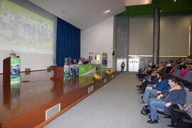 Acto inaugural del 6º Congreso Internacional de Actividad Física Deportiva para Mayores. Escuela Técnica Superior de Ingeniería de Telecomunicaciones y de Informática. Marzo de 2015