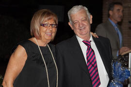 Cena de gala con motivo al homenaje para los jubilados y personal que cumple 25 años de servicio en la Universidad de Málaga. Jardín Botánico. Junio de 2009
