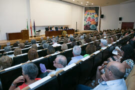 Graduación y clausura del curso del Aula de Mayores de la Universidad de Málaga. Paraninfo. Junio de 2017