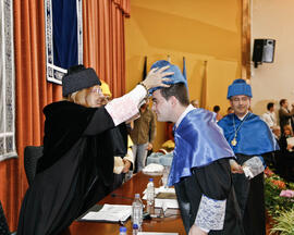 Investidura de nuevos doctores por la Universidad de Málaga. Paraninfo. Abril de 2008