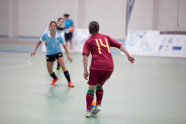 Partido Uruguay contra Portugal. 14º Campeonato del Mundo Universitario de Fútbol Sala 2014 (FUTSAL). Antequera. Julio de 2014