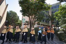 Comitiva académica previa a la toma de posesión del Rector de la Universidad de Málaga y su equipo de gobierno. Paraninfo. Marzo de 2024