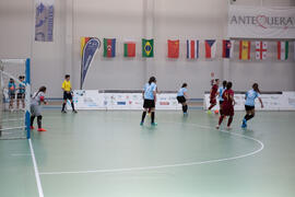 Partido Uruguay contra Portugal. 14º Campeonato del Mundo Universitario de Fútbol Sala 2014 (FUTSAL). Antequera. Julio de 2014